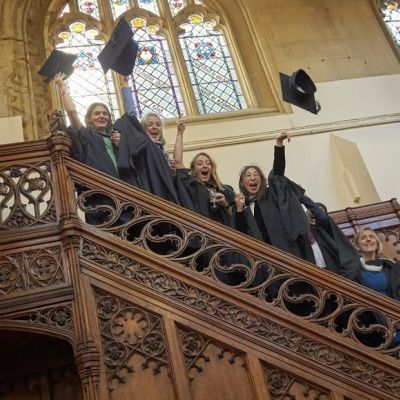 Students at Graduation